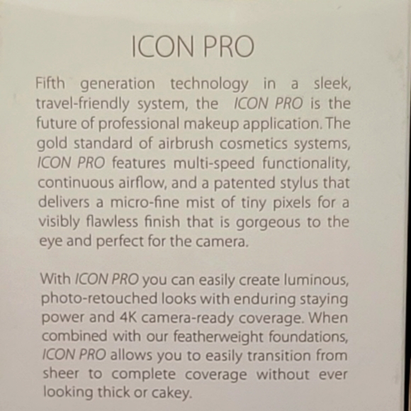 Luminous Air Icon Pro Multi-Speed Airbrush System & Airbrush Cosmetics - Picture 4 of 11